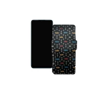 Купить - чехол для смартфона  Чехол-книга из экокожи для телефона OPPO A97 Фэшн черный