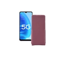 Купить - чехол для смартфона  Чехол-флип из экокожи для телефона OPPO A55s Бордовый