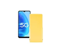 Купить - чехол для смартфона  Чехол-флип из экокожи для телефона OPPO A55s Желтый