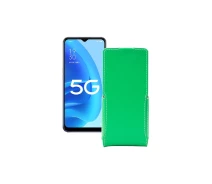 Купить - чехол для смартфона  Чехол-флип из экокожи для телефона OPPO A55s Зеленый