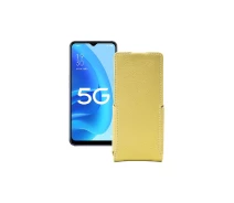 Купить - чехол для смартфона  Чехол-флип из экокожи для телефона OPPO A55s Золотой