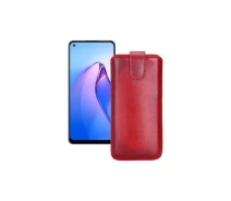 Купить - чехол для смартфона  Вытяжка из кожи для телефона OPPO Reno 8 Красный