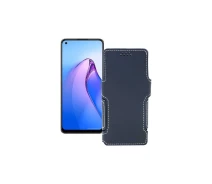 Купить - чехол для смартфона  Чехол-книга из экокожи для телефона OPPO Reno 8 Черный глянец