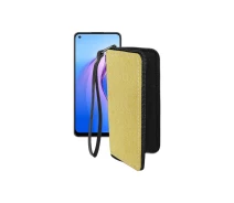Купить - чехол для смартфона  Чехол-кошелек из экокожи для телефона OPPO Reno 8 Золотой