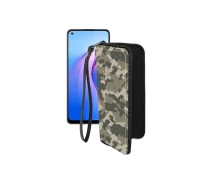 Купить - чехол для смартфона  Чехол-кошелек из экокожи для телефона OPPO Reno 8 Хаки-зеленый