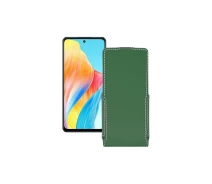 Купить - чехол для смартфона  Чехол-флип из экокожи для телефона OPPO A1 Темно-зеленый