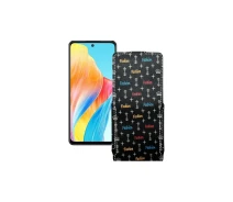 Купить - чехол для смартфона  Чехол-флип из экокожи для телефона OPPO A1 Фэшн черный