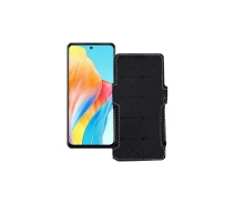 Купить - чехол для смартфона  Чехол-книга из экокожи для телефона OPPO A1 Черный ромб