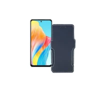 Купить - чехол для смартфона  Чехол-книга из экокожи для телефона OPPO A1 Черный глянец