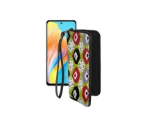 Купить - чехол для смартфона  Чехол-кошелек из экокожи для телефона OPPO A1 Камни-цветные