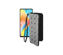 Купить - чехол для смартфона  Чехол-кошелек из экокожи для телефона OPPO A1 Серый ромб