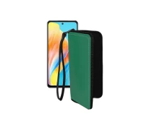 Купить - чехол для смартфона  Чехол-кошелек из экокожи для телефона OPPO A1 Темно-зеленый