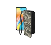 Купить - чехол для смартфона  Чехол-кошелек из экокожи для телефона OPPO A1 Хаки-зеленый