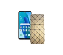 Купить - чехол для смартфона  Чехол-флип из экокожи для телефона OPPO A16k Золотой ромб