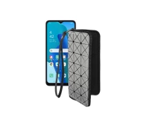 Купить - чехол для смартфона  Чехол-кошелек из экокожи для телефона OPPO A16k Серый ромб