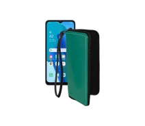 Купить - чехол для смартфона  Чехол-кошелек из экокожи для телефона OPPO A16k Тм. Бирюзовый