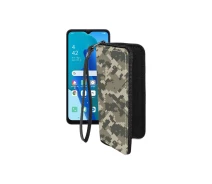 Купить - чехол для смартфона  Чехол-кошелек из экокожи для телефона OPPO A16k Хаки-зеленый