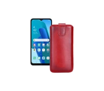 Купить - чехол для смартфона  Вытяжка из экокожи для телефона OPPO A16k Красный