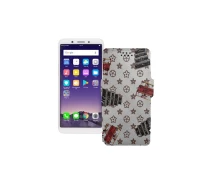 Купить - чехол для смартфона  Чехол-книга из экокожи для телефона OPPO A83 Луи-Витон-белый