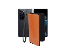 Купить - чехол для смартфона  Чехол-кошелек из экокожи для телефона OPPO Find N Коричневый