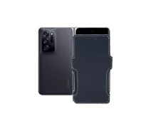 Купить - чехол для смартфона  Чехол-книга из экокожи для телефона OPPO Find N Черный матовый