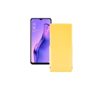 Купить - чехол для смартфона  Чехол-флип из экокожи для телефона OPPO A8 Желтый