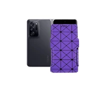 Купить - чехол для смартфона  Чехол-книга из экокожи для телефона OPPO Find N Фиолетовый ромб