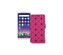 Купить - чехол для смартфона  Чехол-книга из экокожи для телефона OPPO A83 Розовый ромб
