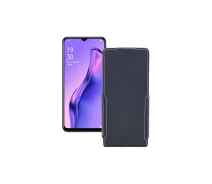 Купить - чехол для смартфона  Чехол-флип из экокожи для телефона OPPO A8 Черный матовый