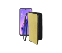 Купить - чехол для смартфона  Чехол-кошелек из экокожи для телефона OPPO A8 Золотой