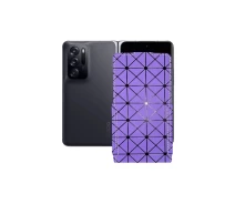 Купить - чехол для смартфона  Чехол-флип из экокожи для телефона OPPO Find N Фиолетовый ромб