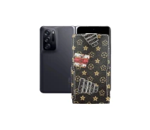 Купить - чехол для смартфона  Чехол-флип из экокожи для телефона OPPO Find N Луи-Витон-коричневый