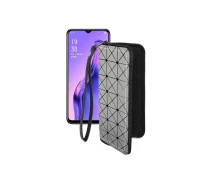 Купить - чехол для смартфона  Чехол-кошелек из экокожи для телефона OPPO A8 Серый ромб