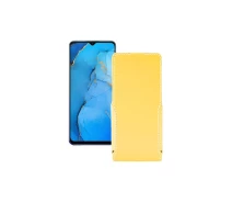 Купить - чехол для смартфона  Чехол-флип из экокожи для телефона OPPO Reno 3 Желтый