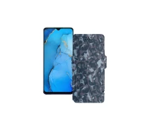 Купить - чехол для смартфона  Чехол-книга из экокожи для телефона OPPO Reno 3 Хаки-синий