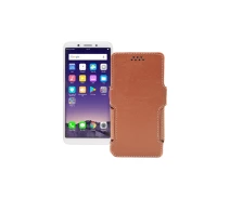 Купить - чехол для смартфона  Чехол-книга из экокожи для телефона OPPO A83 Коричневый