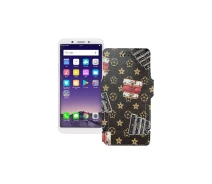 Купить - чехол для смартфона  Чехол-книга из экокожи для телефона OPPO A83 Луи-Витон-коричневый