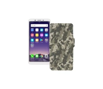 Купить - чехол для смартфона  Чехол-книга из экокожи для телефона OPPO A83 Хаки-зеленый