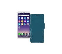 Купить - чехол для смартфона  Чехол-книга из экокожи для телефона OPPO A83 Тм. Бирюзовый