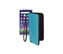 Купить - чехол для смартфона  Чехол-кошелек из экокожи для телефона OPPO A83 Голубой