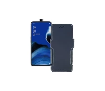 Купить - чехол для смартфона  Чехол-книга из экокожи для телефона OPPO Reno 2z Черный глянец