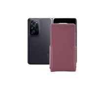 Купить - чехол для смартфона  Чехол-флип из экокожи для телефона OPPO Find N Бордовый
