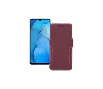 Купить - чехол для смартфона  Чехол-книга из экокожи для телефона OPPO Reno 3 Бордовый