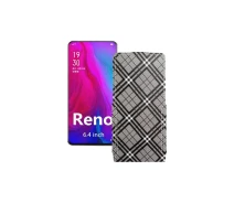 Купить - чехол для смартфона  Чехол-флип из экокожи для телефона OPPO Reno PCAM00