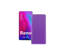 Купить - чехол для смартфона  Чехол-флип из экокожи для телефона OPPO Reno PCAM00 Фиолетовый