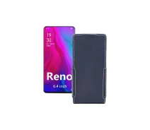 Купить - чехол для смартфона  Чехол-флип из экокожи для телефона OPPO Reno PCAM00 Черный глянец