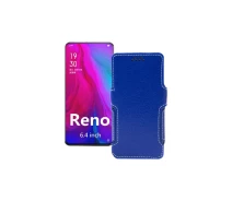 Купить - чехол для смартфона  Чехол-книга из экокожи для телефона OPPO Reno PCAM00 Синий