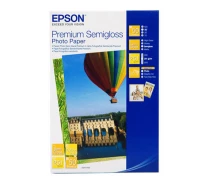 Купить - фотобумагу  Фото-бумага Epson 10x15 Premium Semigl с полимерным покрытием Белый (C13S041765)
