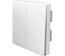Купить - умный выключатель  Умный выключатель Xiaomi Aqara Smart Wall Switch H1 Global EU (без нейтрали, 2 клавиши) (WS-EUK02) [71676]