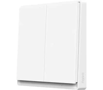 Купить - умный выключатель  Умный выключатель двухклавишный Aqara E1 Wireless Switch White (WXKG17LM) [107840]